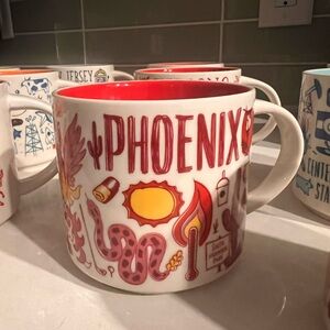 Phoenix Themed Mug - Red and White